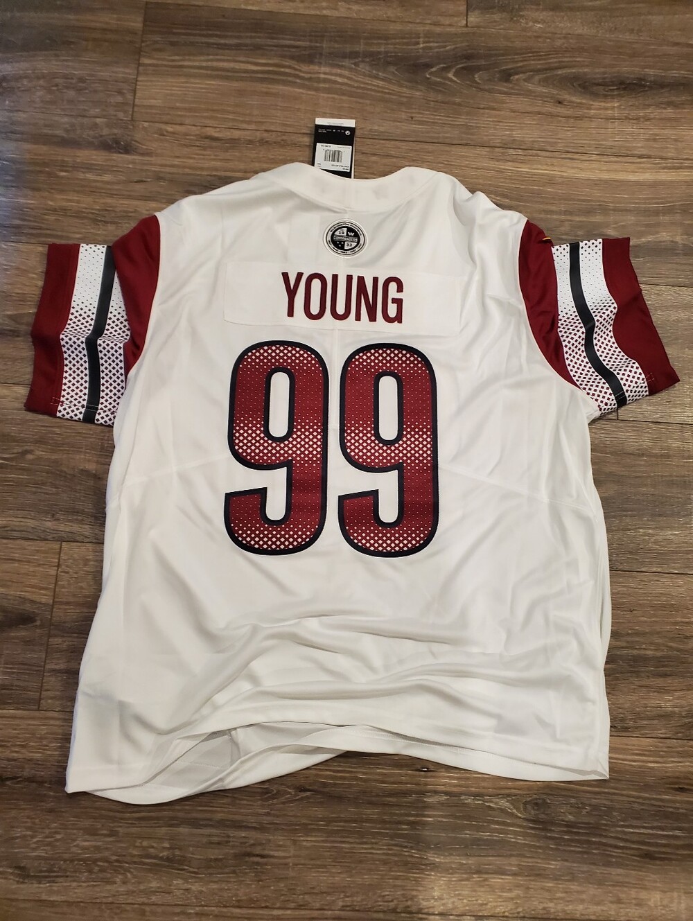 Chase Young Commanders Nike Jersey Sz Xxl